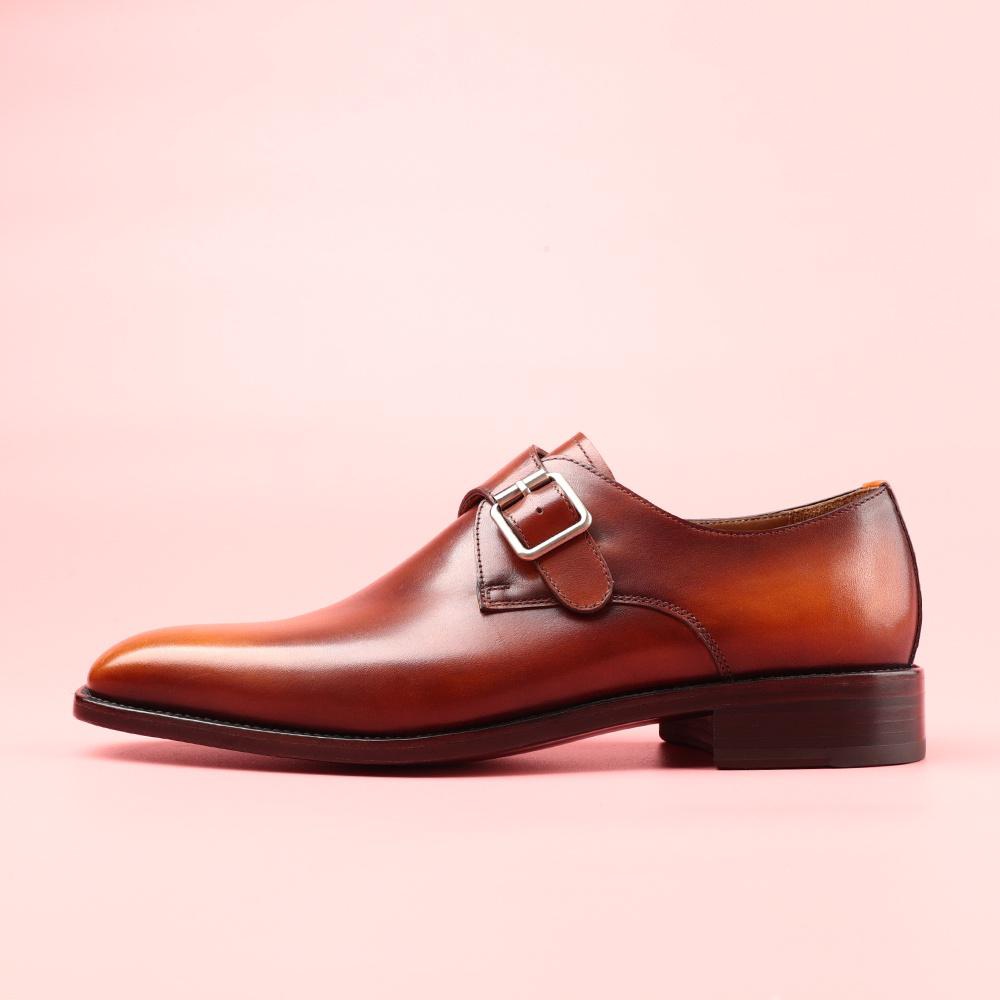 VCSHOES Men's Business Office Commercial Formal Leather Pointed Toe Men Shoes Flats Oxfords