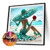 Diamond Painting -DIY Round Drill Elegant Beauty(40x40cm)