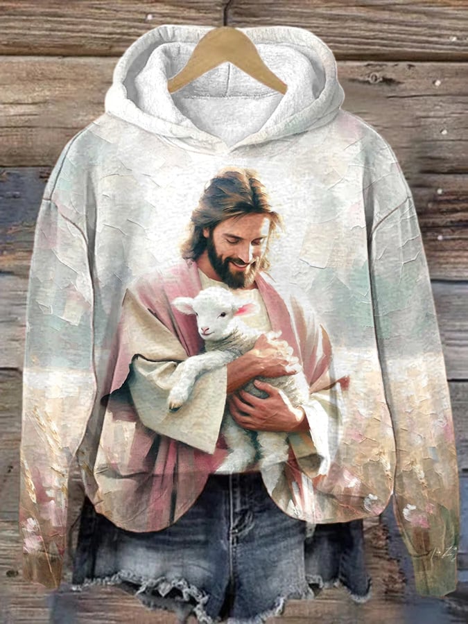 Women's Jesus Leaves the 99 Printed Casual Hoodie