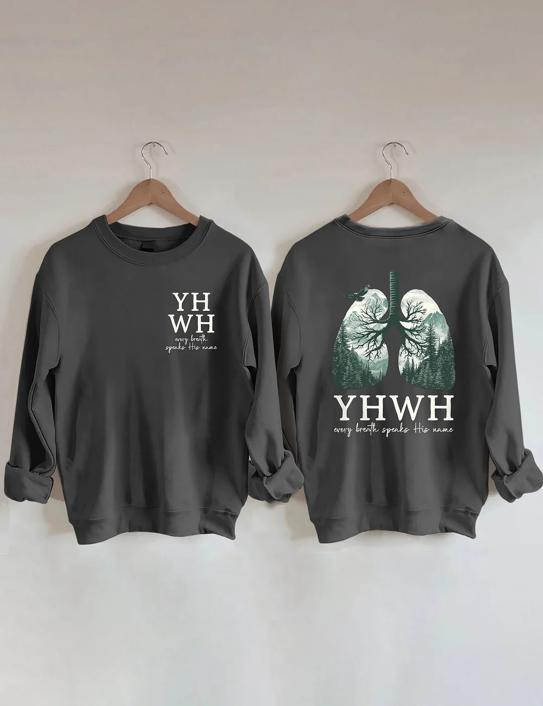 YHWH Lungs Christian Sweatshirt