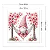 Peach Blossom Gnome-11CT Stamped Cross Stitch 50*50cm/19.69*19.69in tapestrymarket