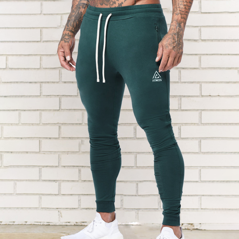 Forest Green Tapered Sweatpants