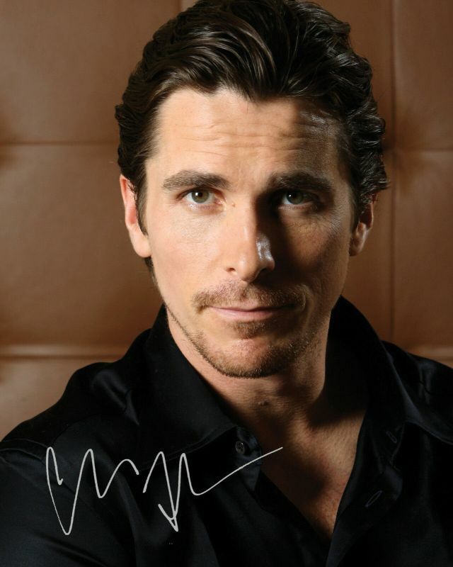Christian Bale Autograph Signed Photo Poster painting Print