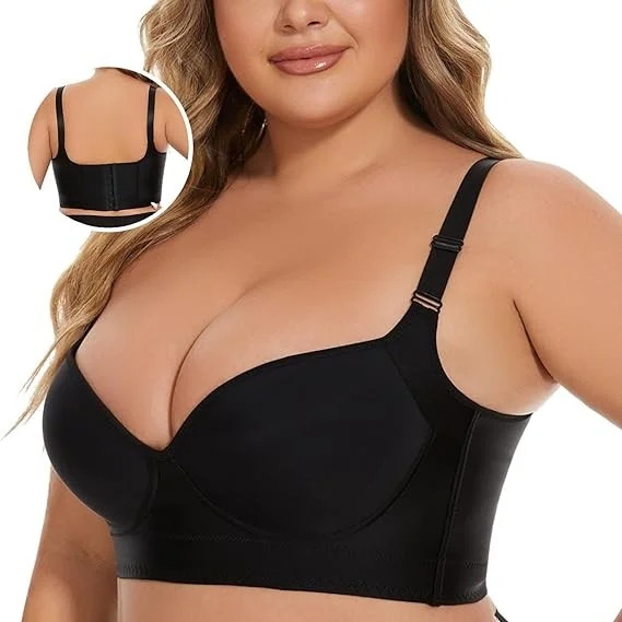 2025 Sexy Deep Cup Full Coverage Bra with Shapewear