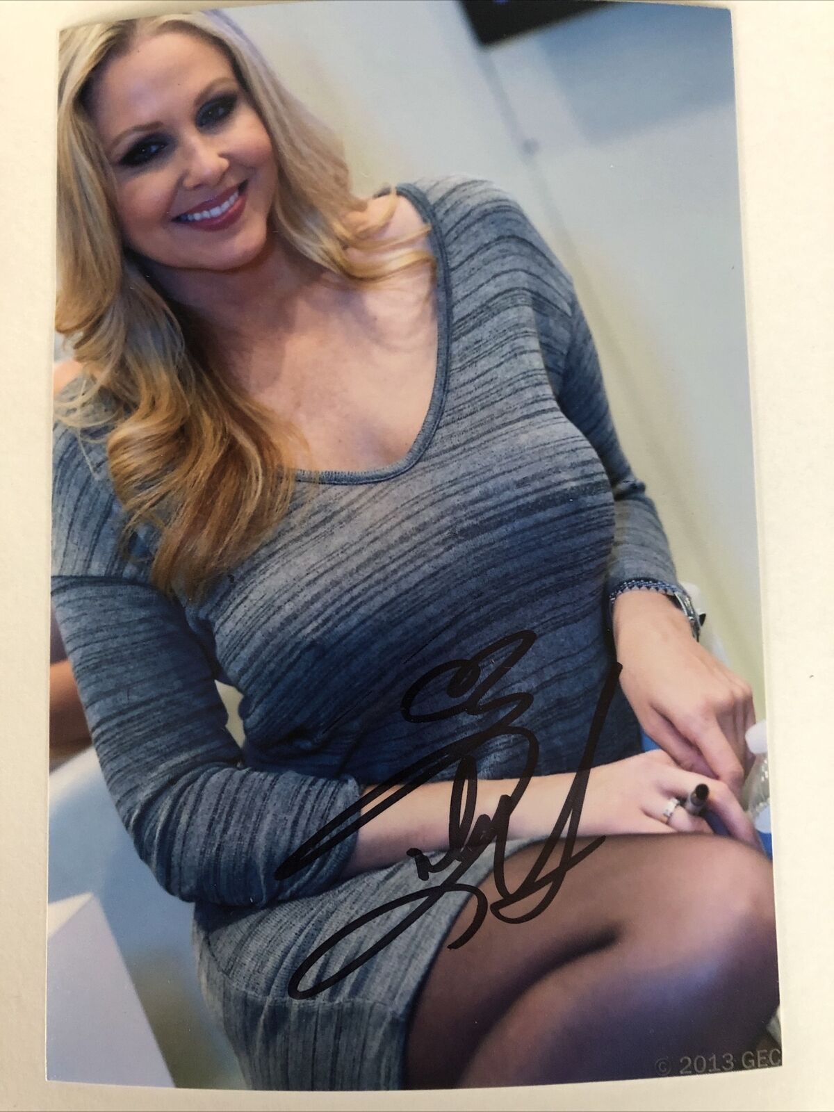 Julia Ann Autographed Photo Poster painting