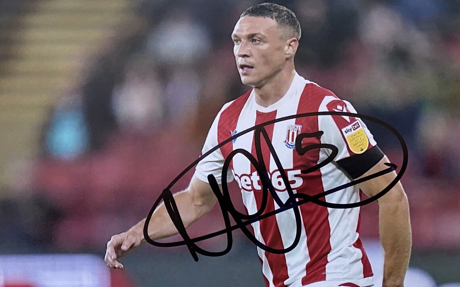 James Chester Genuine Hand Signed Stoke City 6X4 Photo Poster painting 2