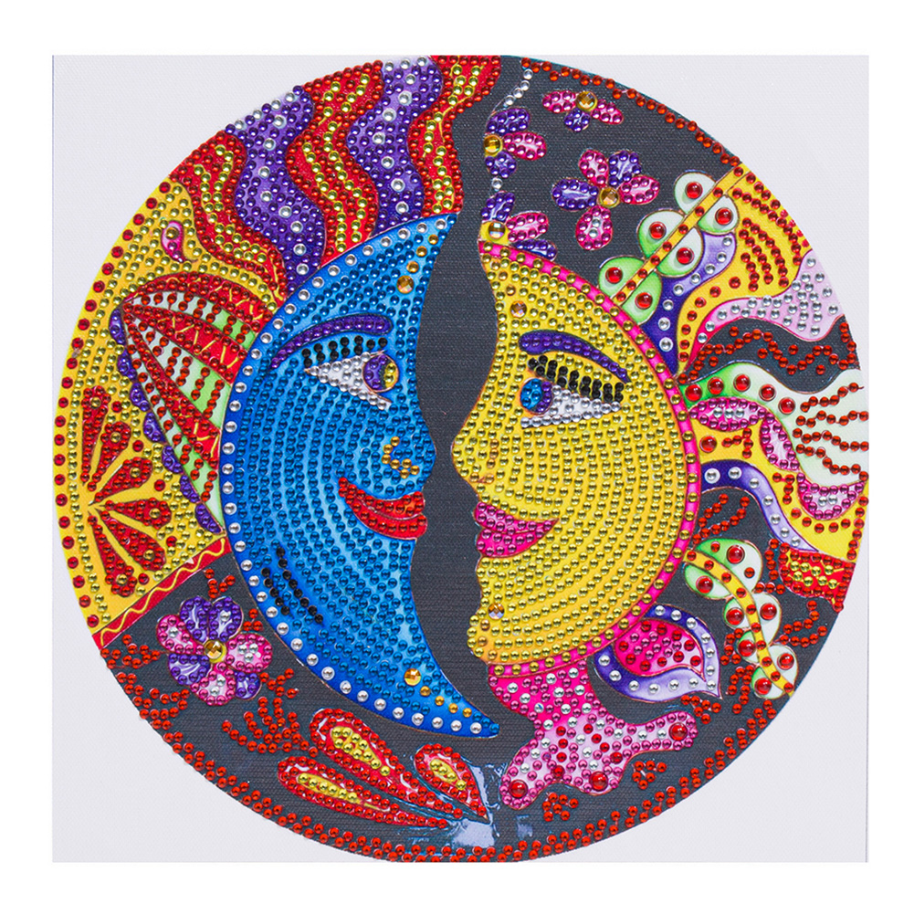 

Cartoon Moon - Special Shaped Diamond Painting - 30*30CM, 501 Original