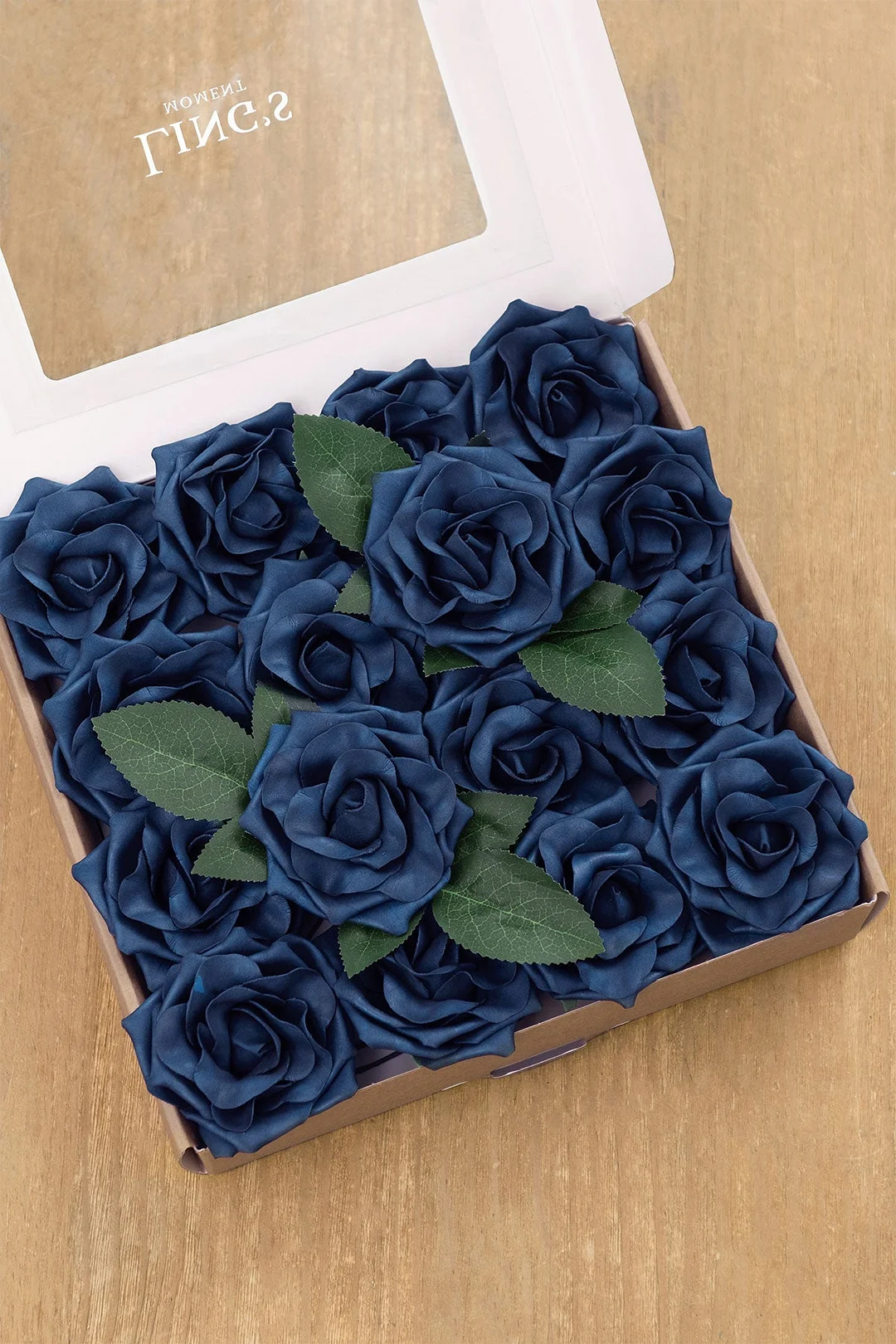 3.5" Foam Avalanche Rose with Stem - 16 Colors