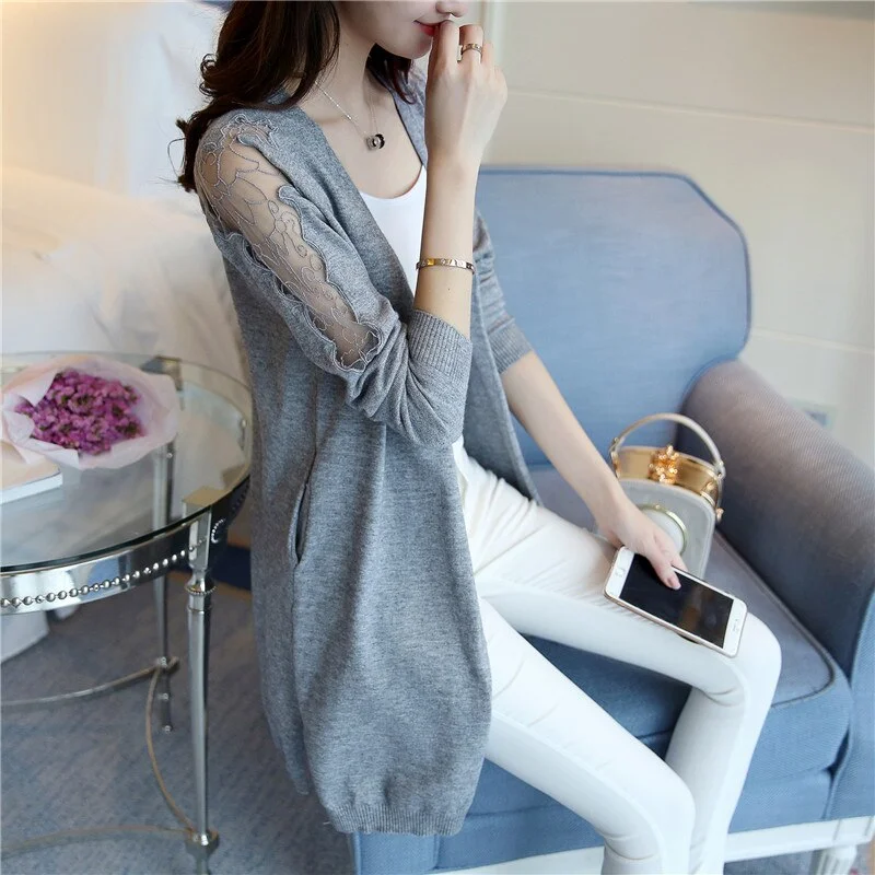 2023 Special Offer Cotton Jumper Sweater Women 4550 - Women's New Shoulder Embroidered Cardigan 45