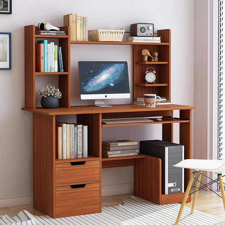 GLVEE Multi-Layer Desktop Office Desks