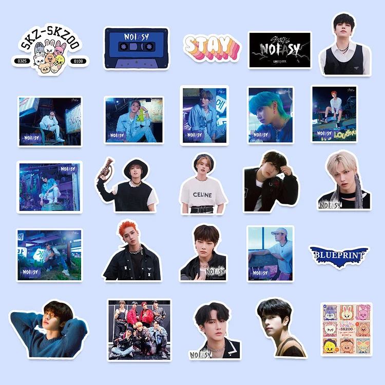 Stray Kids 50 Sheets SKZOO Album Stickers