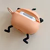 For AirPods Silicone Bearded Uncle Earphones Case Wear Resist Funny Earphone Protective Cover Shock Absorption Stylish Earphone Protection for Girls Women Teens Boys