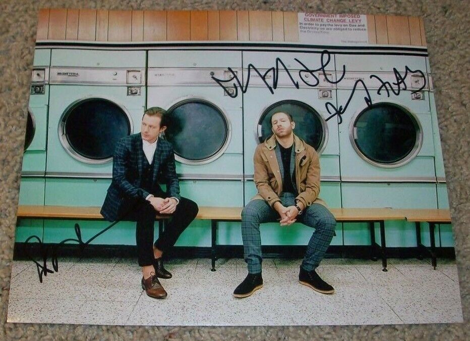 CHASE AND STATUS BAND SIGNED AUTOGRAPH 8x10 Photo Poster painting A w/PROOF