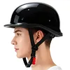 Vintage Motorcycle Cruiser Helmet Half Helmet Open Face Helmet for Men and Women