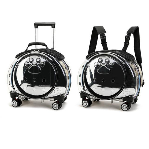 2 in 1 Travel Pet Trolley Backpack