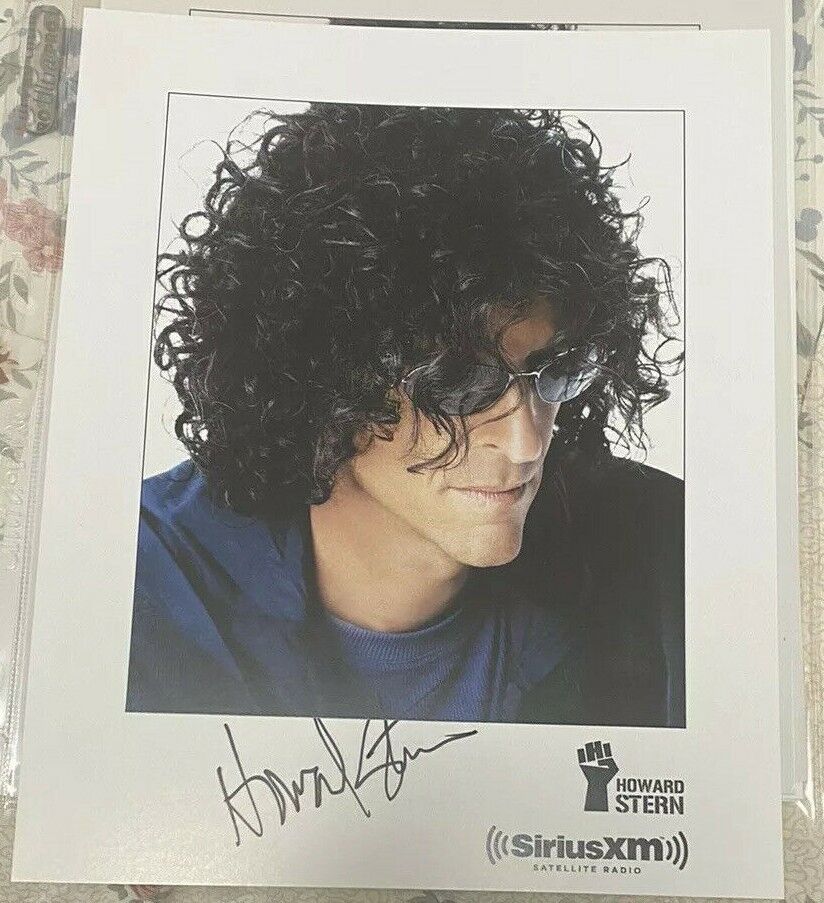 Howard Stern signed autographed 8x10 Official Sirius Promotional Photo Poster painting RARE