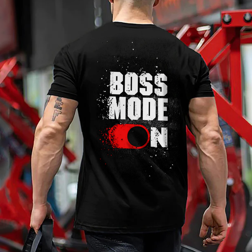 Boss Mode On Men's T-Shirt