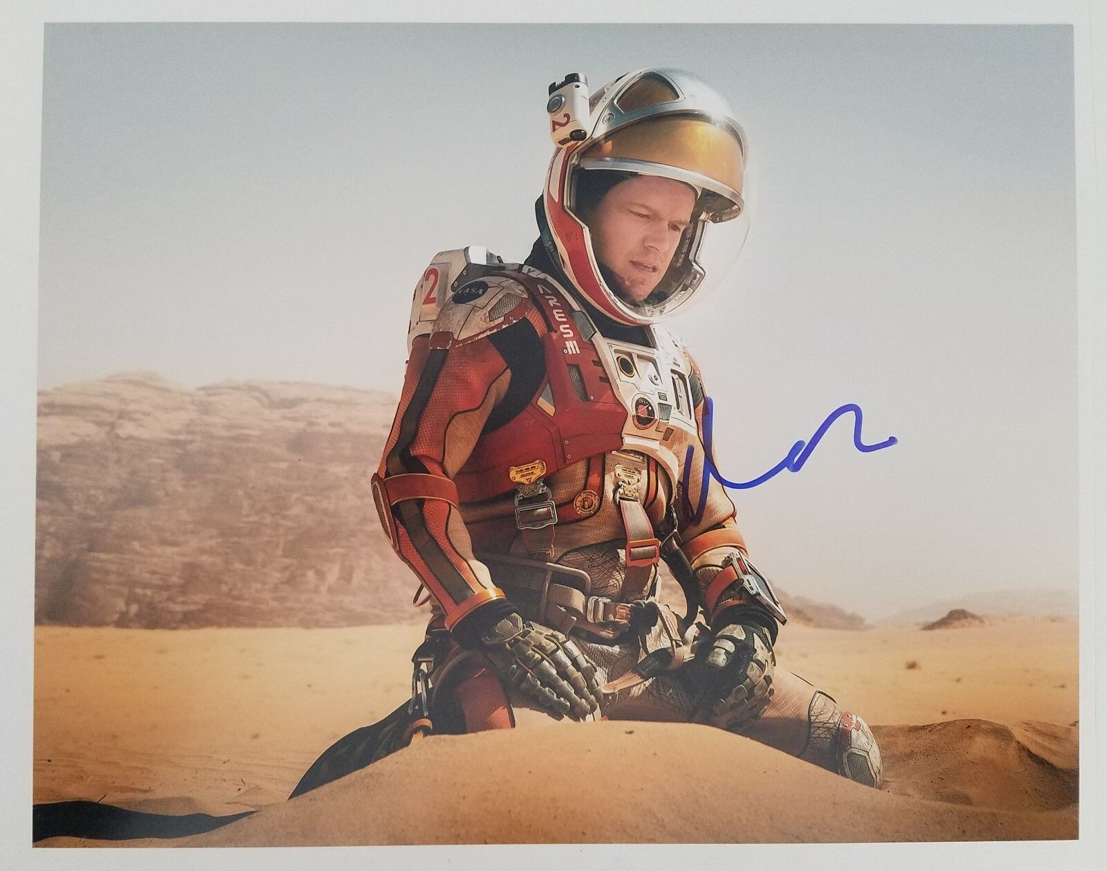 Matt Damon Signed The Martian 11x14 Photo Poster painting Saving Private Ryan Jason Bourne RAD