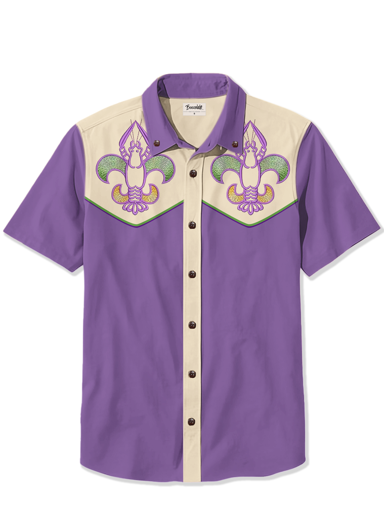 Mardi Gras Crayfish- 100% Cotton Shirt