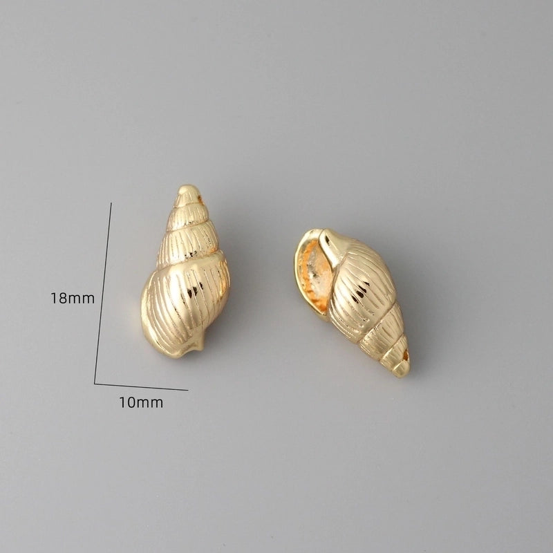 1 Piece Brass Conch Shell Jewelry Accessories Pendant