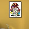 Diamond Painting-Round AB Drill Christmas Gnome(45*60CM)