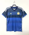 2014 Retro Argentina National Team Away Jersey love fball