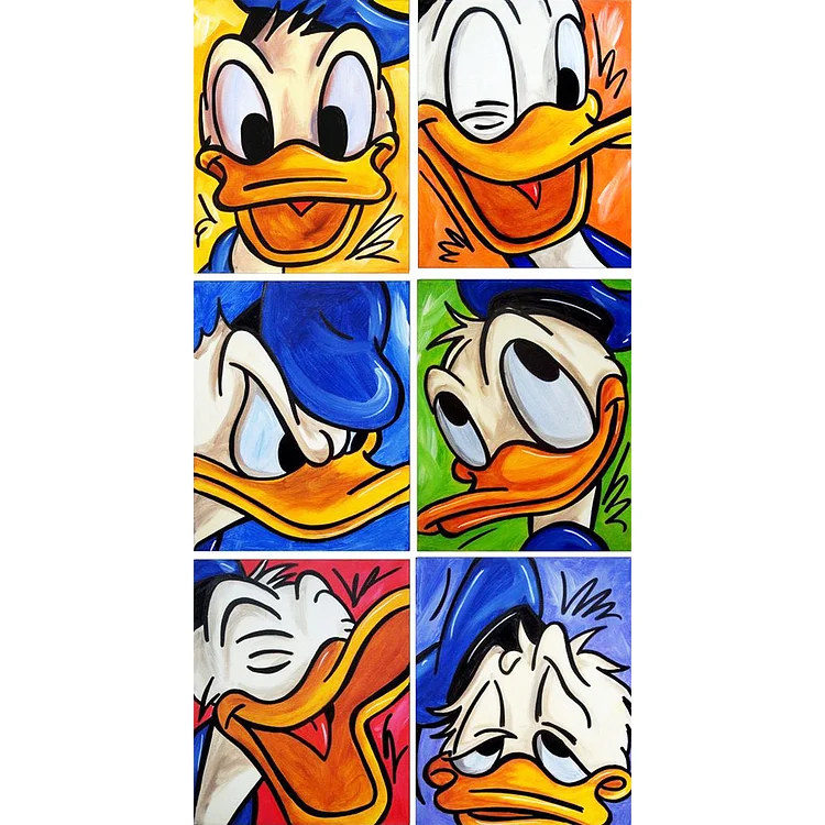 Disney Donald Duck - Full Round 23 Colors 30*50CM