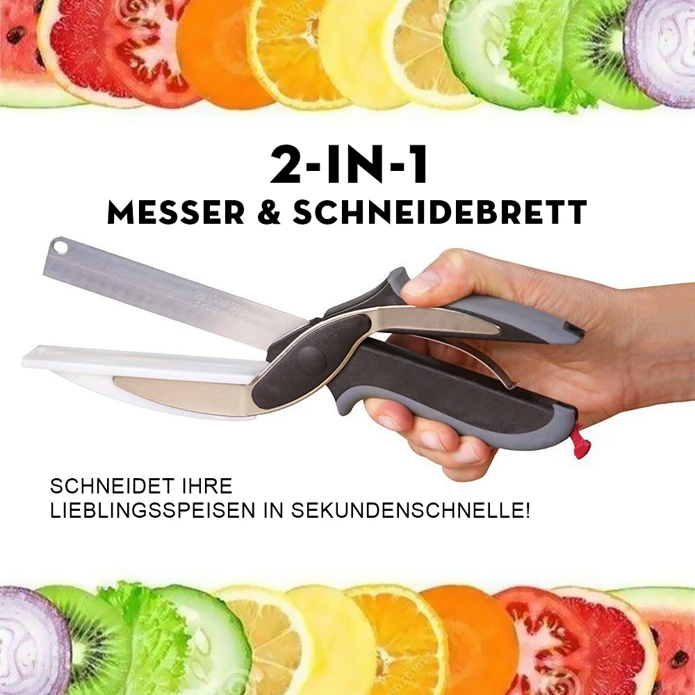 Meladen™ Smart Cutter 2 IN 1 Messer Und Schneidebrett