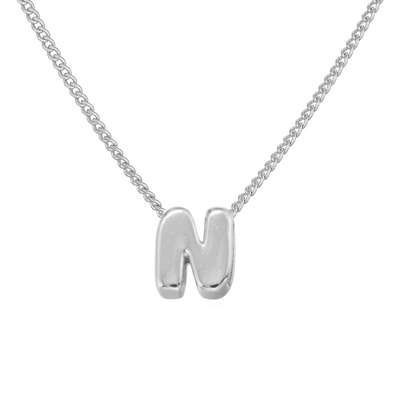 Copper 18K Gold Plated Letter Necklace