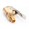 Car Tire Air Chuck Brass Inflator Pump Valve Clip Clamp Connector Adapter Nozzle