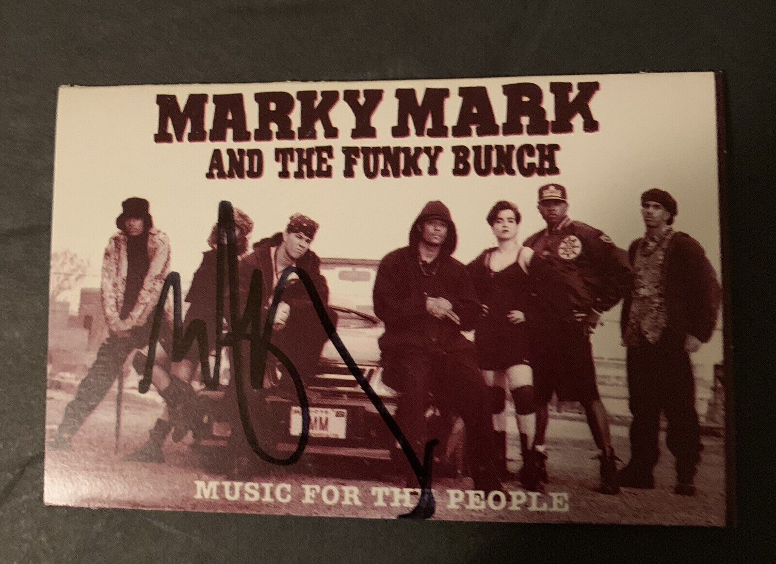 mark wahlberg signed Cassette Tape Rare Marky Mark And The Funky Bunch