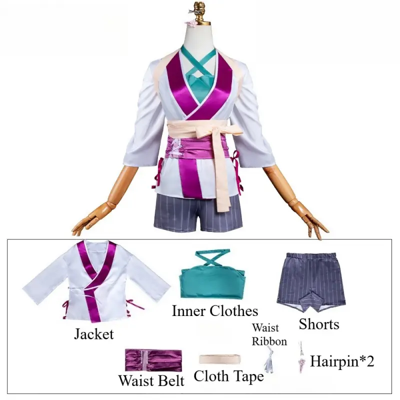 [Wetrose] Pre-Order Senren Banka Hitachi Mako Kimono Set Anime Cosplay Costume