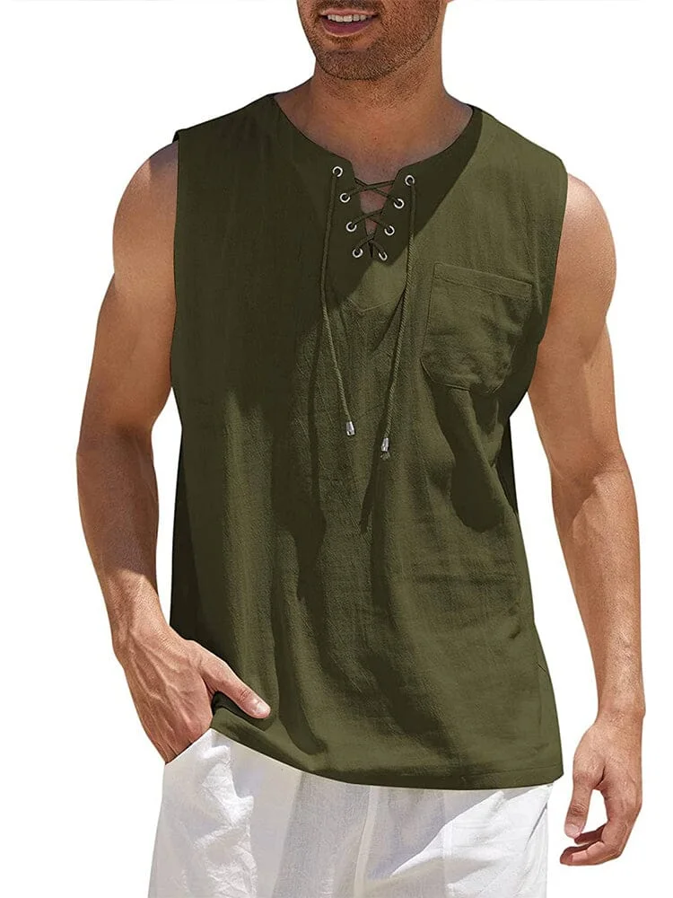 Linen Tank Top (US Only) QueenFunky