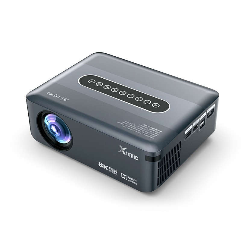X1家用智能投影仪8K 家用超高清投影机手机投屏内置音响安卓卧室客厅家庭影院-Digicat 猫电澳洲