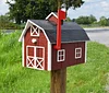 🔥Hot Sale🏠Handmade Rustic Barn Mailbox-mysite-Adracos