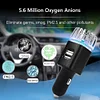 JO-6291 Car Air Purifier Ionizer USB Charger Deodorizer Oxygen Bar (Black)