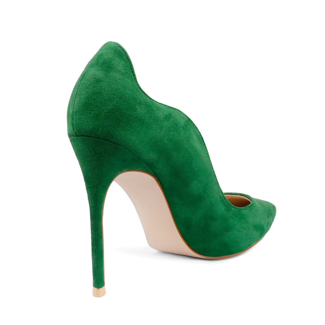 100mm Women's Party Wedding Classic Pumps Fashion Edge Design High Heels Stilettos-MERUMOTE