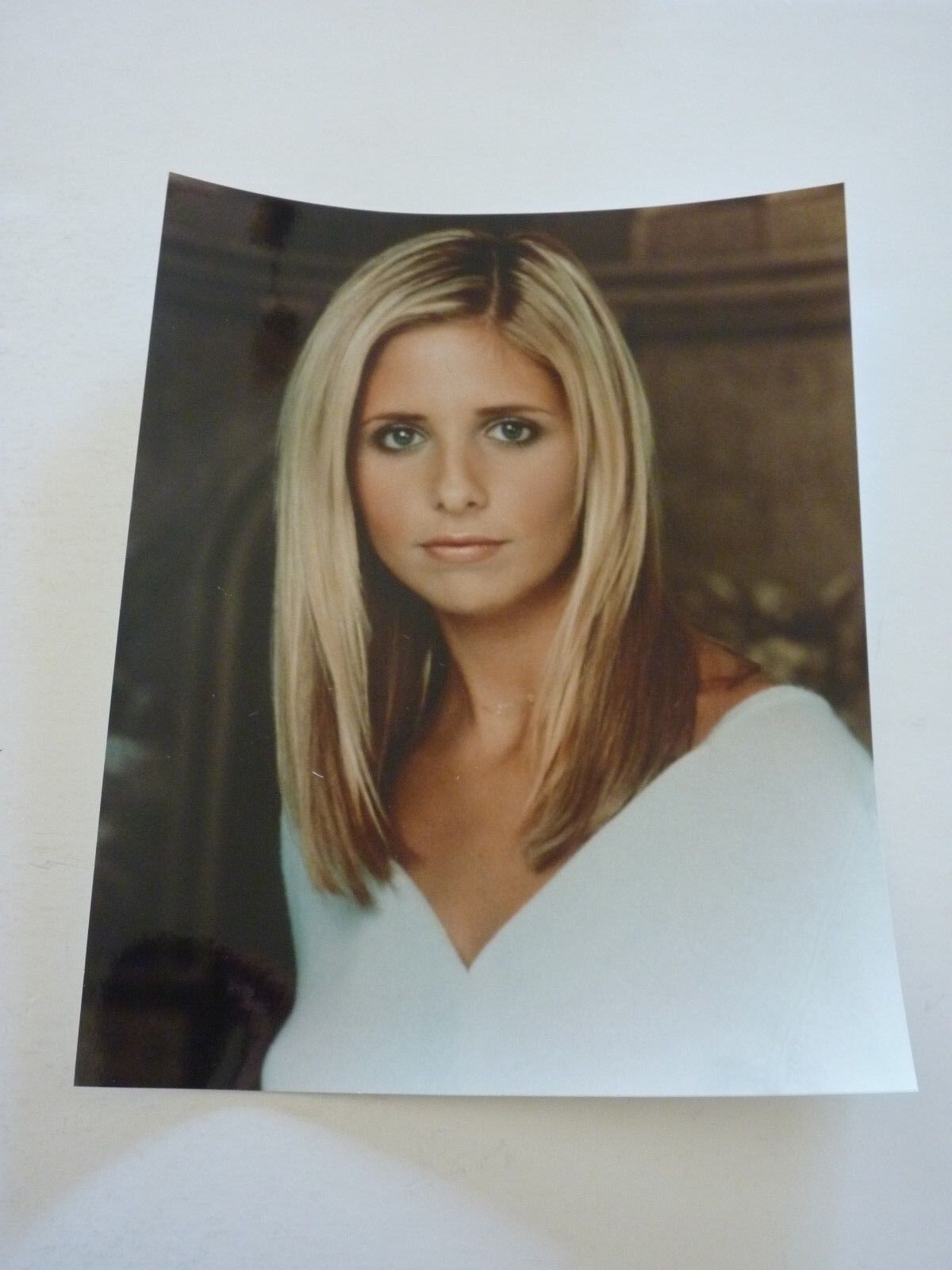 Sarah Michelle Gellar Sexy Actor 8x10 Color Promo Photo Poster painting #2