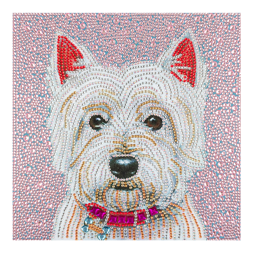 

Dog - Crystal Special Shaped Diamond Painting - 30*30CM, 501 Original