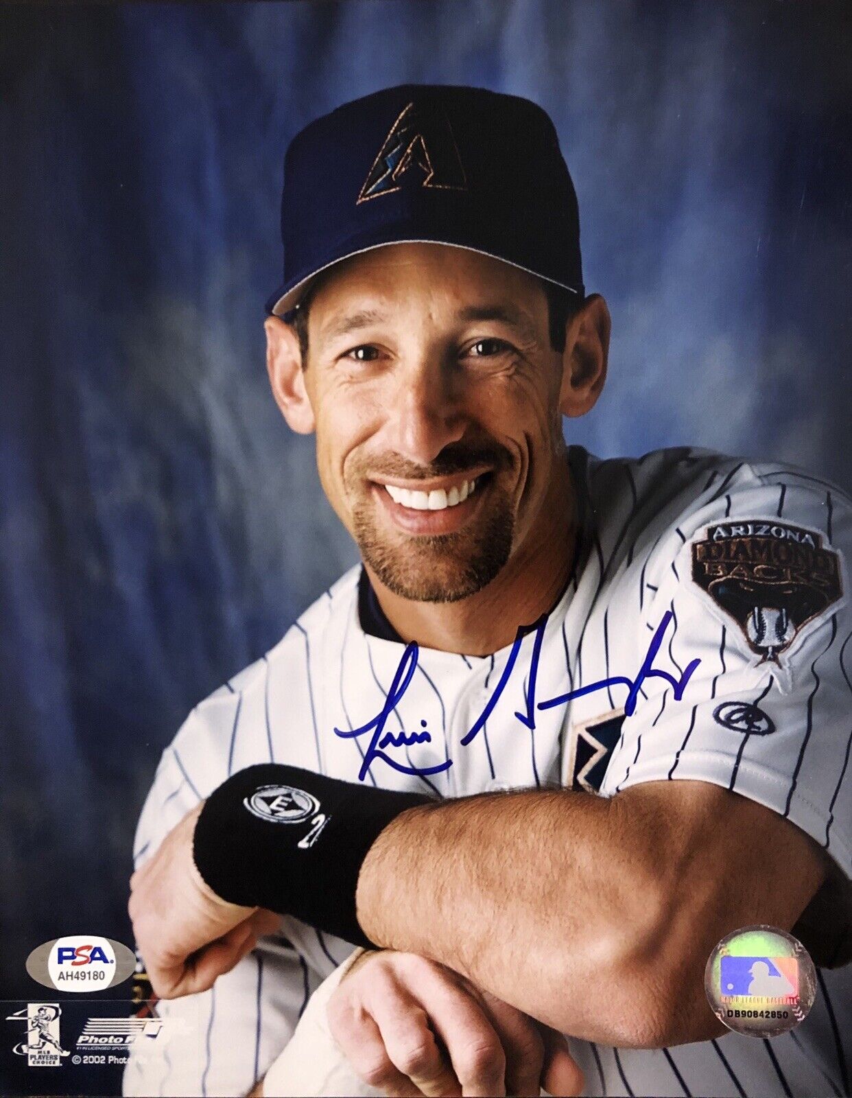 Luis Gonzalez Signed Autographed Arizona Diamondbacks 8x10 Photo Poster painting Psa/Dna