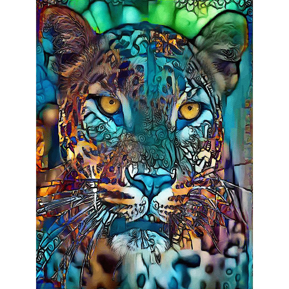 

Psychedelic Leopard - Round Drill Diamond Painting - 30*40CM, 501 Original