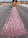 Gorgeous Embellished Shining Backless Evening Dress Maxi Dress
