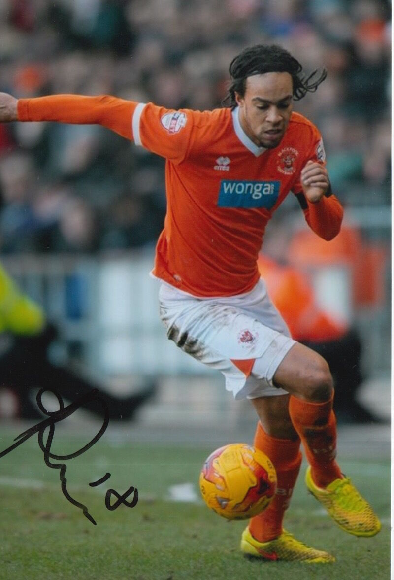 BLACKPOOL HAND SIGNED CHARLES DUNNE 6X4 Photo Poster painting 1.