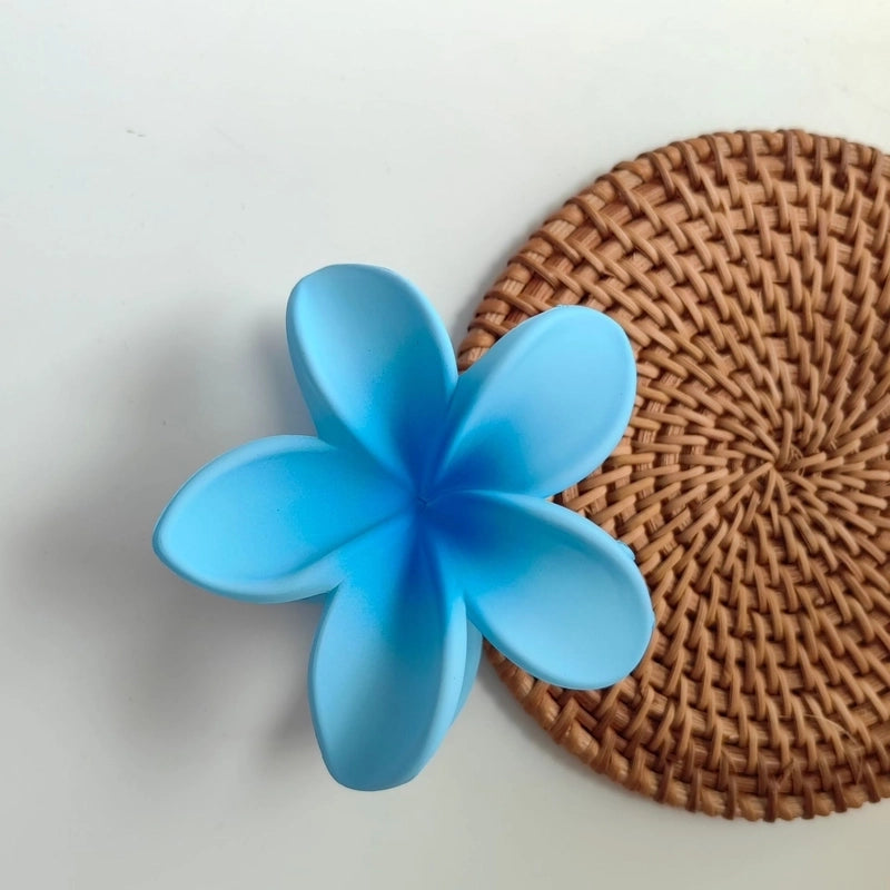 Egg Flower Hairpin Transparent AB Color Grab Hair Shark Clip Gradient Hair Grab Advanced Hair Accessories