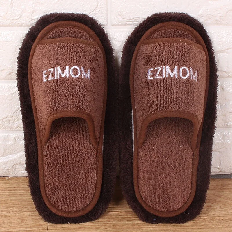 Women's Slippers for Home Removable Clean Indoor Slippers  Warm Velvet Fur Slippers Floor Light Weight Unisex Shoes for Women