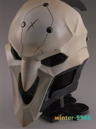 pornhint Pornhint Anime OW Reaper Mask Full Face FRP Cosplay Props Toy Halloween Masks Accessories Toy