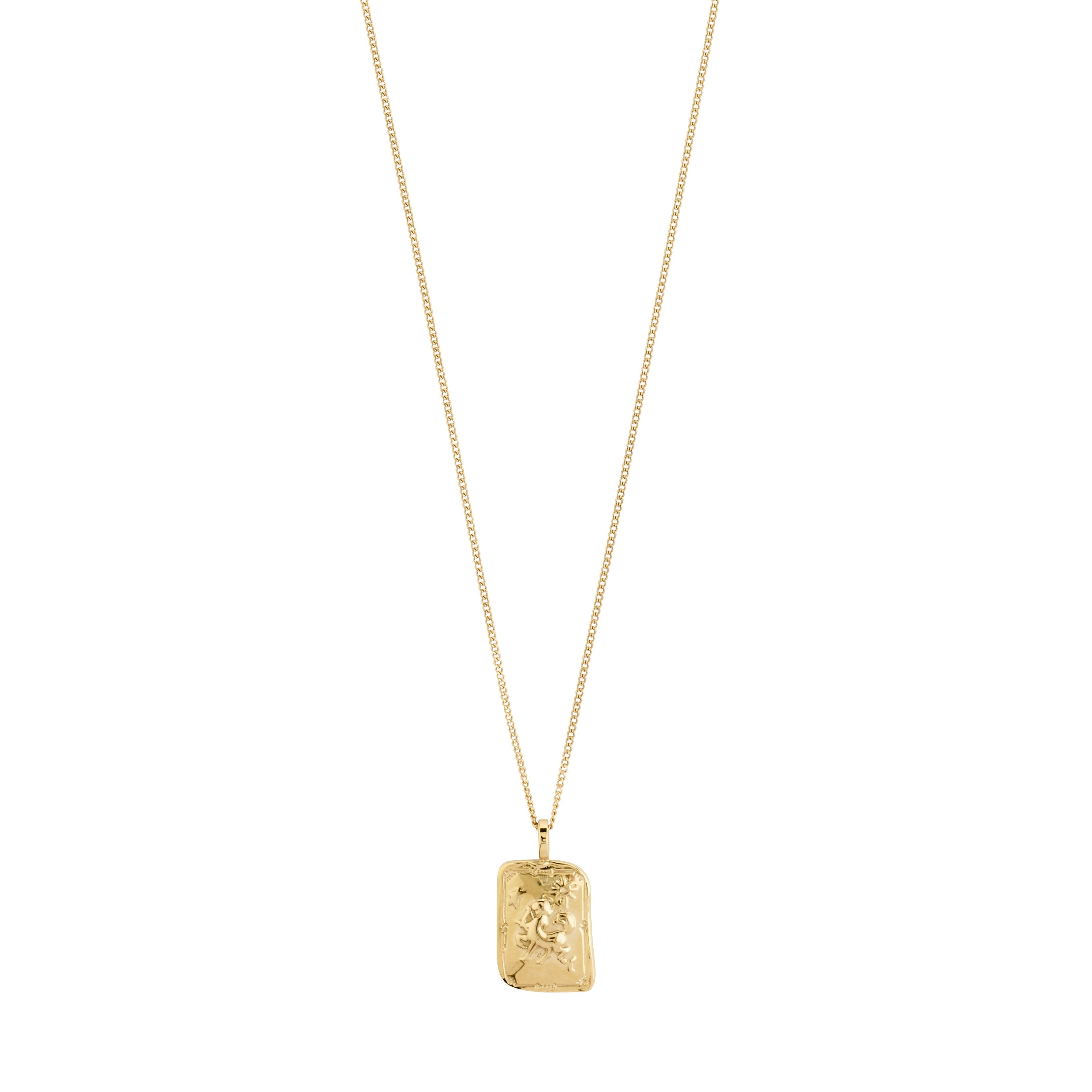 SAGITTARIUS Zodiac Sign necklace, gold-plated