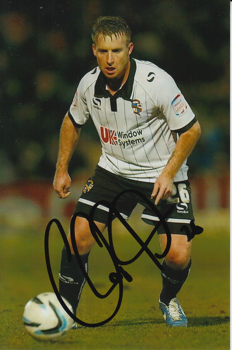 PORT VALE HAND SIGNED CHRIS BIRCHALL 6X4 Photo Poster painting 2.