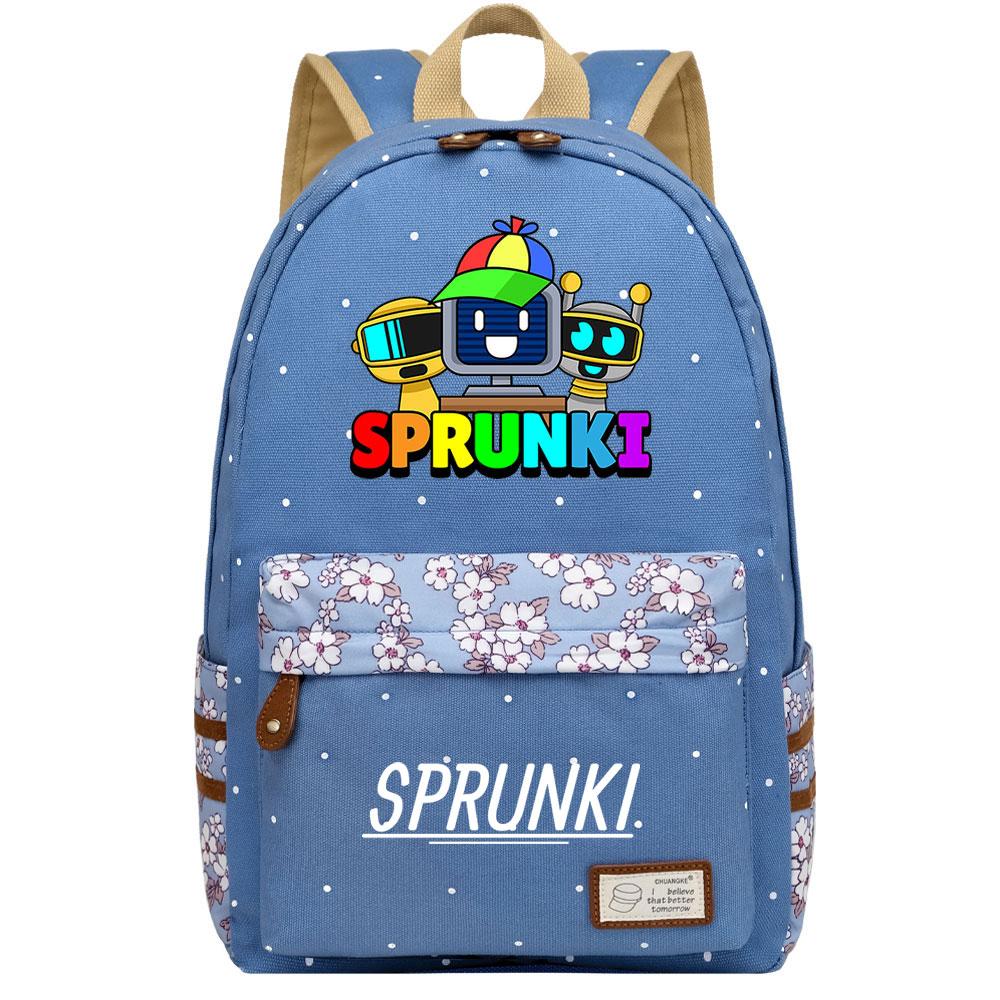 Mayoulove Sprunki Backpack Large Capacity Lightweight for School and Outdoor Activities-Mayoulove