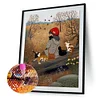 (40*50cm)Autumn Girl - Full Round Drill Diamond Painting